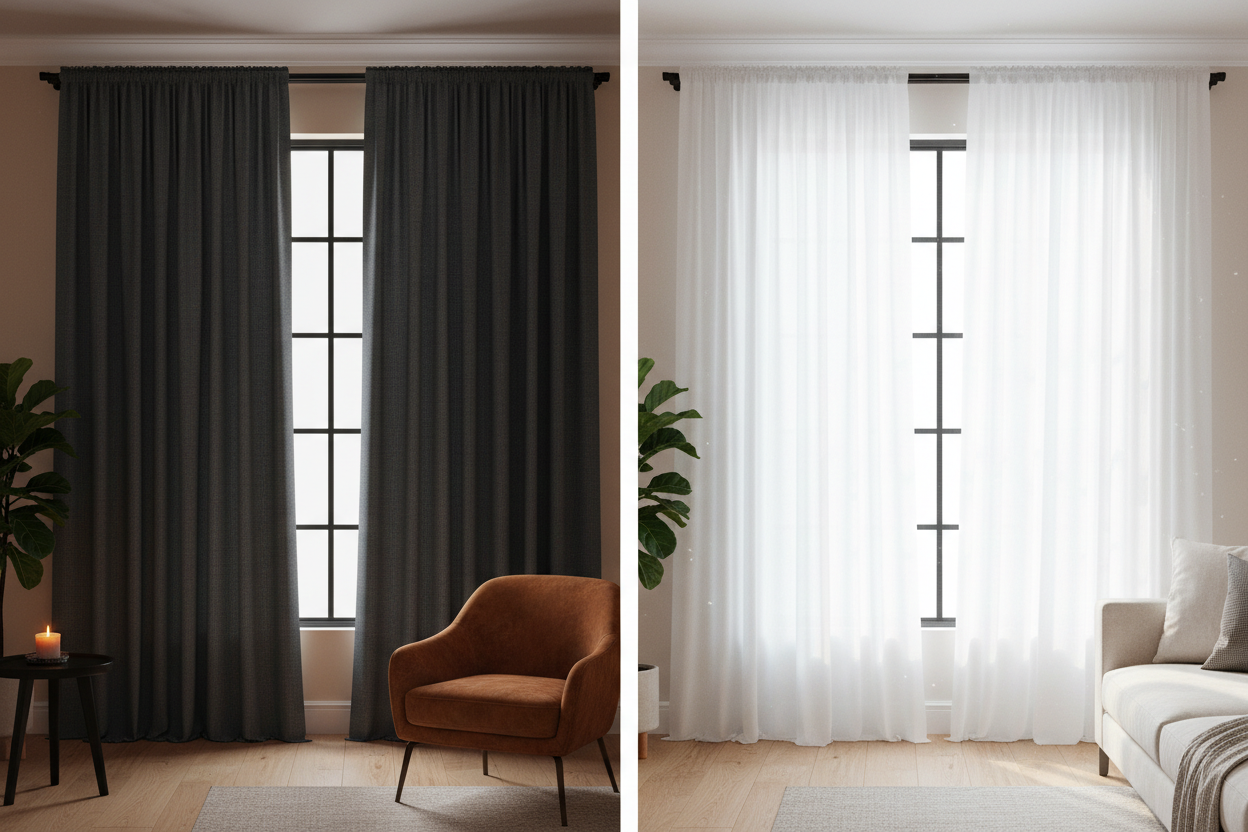 Blackout Curtains vs. Sheer Curtains: Which Is Best?