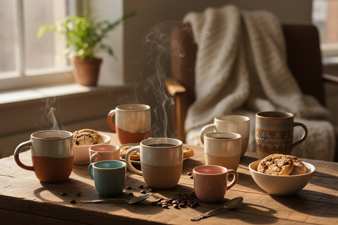 Casual Coffee Moments: Coffee Cups, Mug Sets & Dessert Bowls for Relaxed Sips