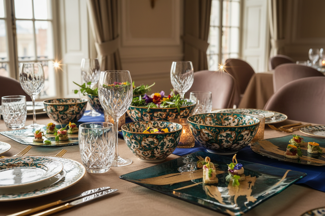 Dining With Flair: Decorative Bowls, Platters & Glassware to Wow Guests