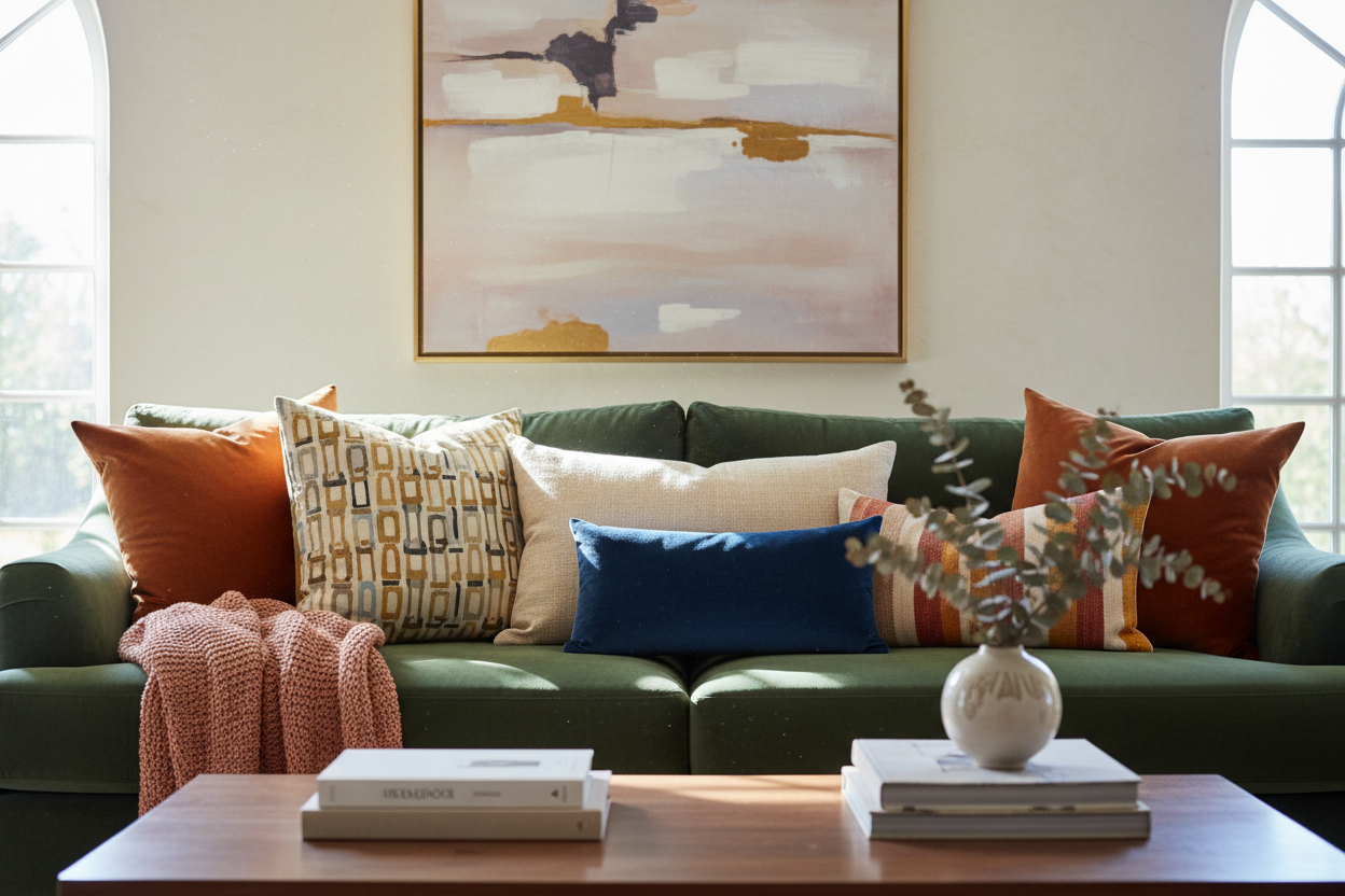 How to Style Throw Pillows Like an Interior Designer
