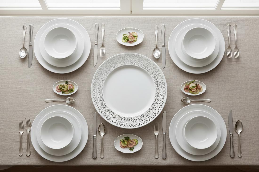 Perfectly Balanced Tablescapes: Bowls & Cutlery, Platters & Appetizer Plates