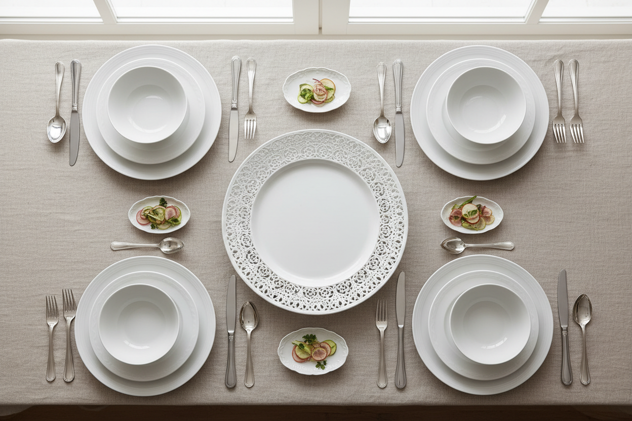 Perfectly Balanced Tablescapes: Bowls & Cutlery, Platters & Appetizer Plates