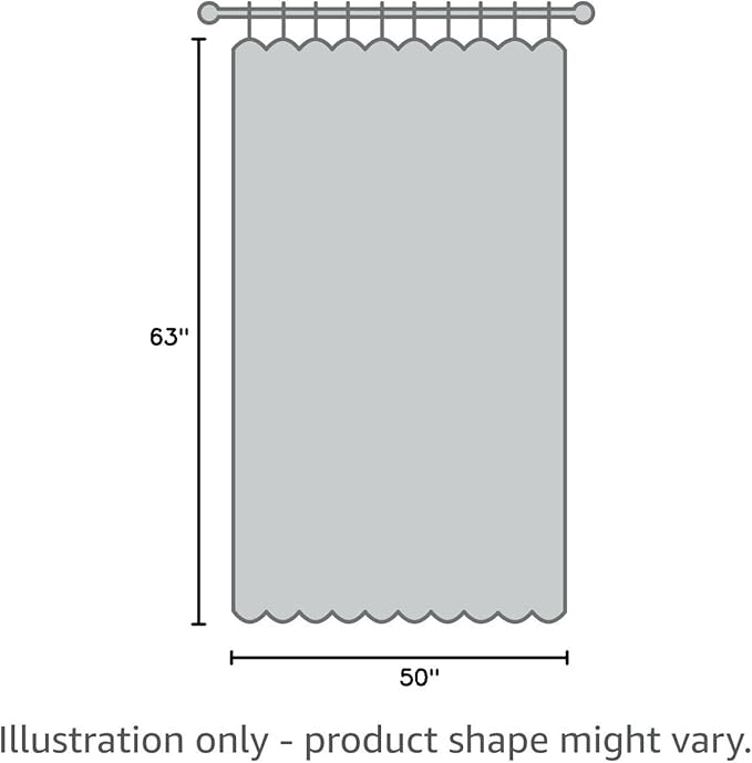 MYSKY HOME Curtains 63 Inch Length 2 Panels, Boho Curtains Sheer Light Soften for Bedroom Kitchen Farmhouse Style Country Rustic Drapes Window Treatment Set, Beige White, 50" x 63"