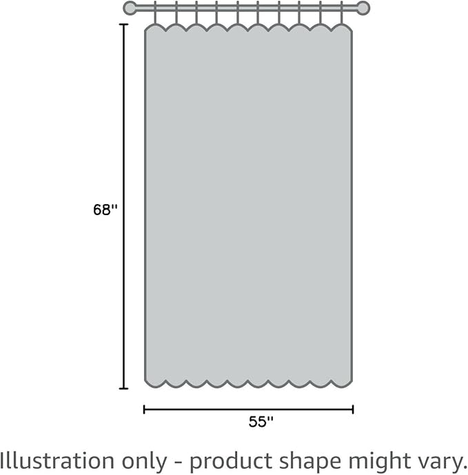 NICETOWN 100% Blackout Curtains with Black Liners, Thermal Insulated Full Blackout 2-Layer Lined Drapes, Energy Efficiency Window Draperies for Bedroom (Stone Blue, 2 Panels, 55-inch W by 68-inch L)