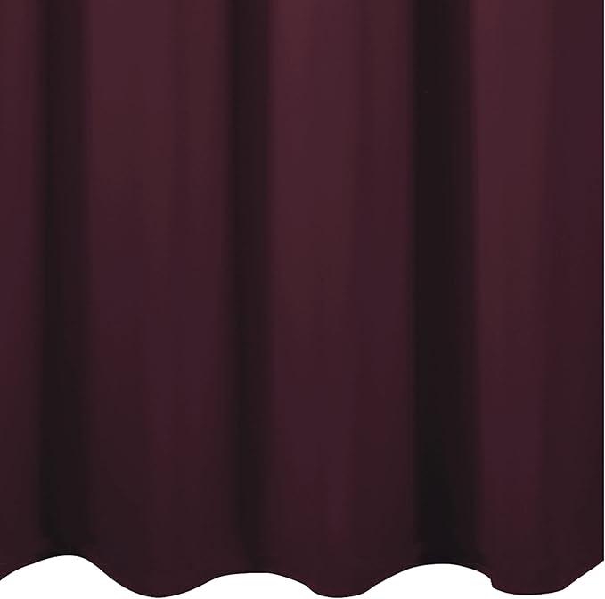 LEMOMO Burgundy Red Blackout Curtains 52 x 63 Inch Length/Set of 2 Curtain Panels/Thermal Insulated Room Darkening Blackout Curtains for Bedroom