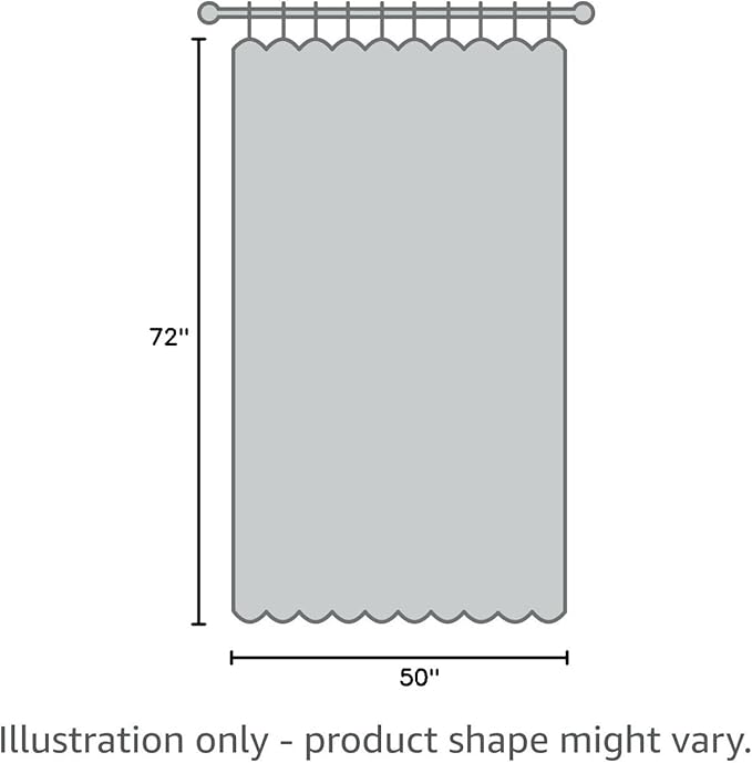 100% Blackout Shield Linen Blackout Curtains for Bedroom, Dark Gray Grommet Curtains for Living Room, Thermal Insulated Room Darkening Drapes for Nursery, Boho Home Decor, 50" W x 72" L, 2 Panels