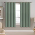 H.VERSAILTEX Blackout Curtain for Bedroom Thermal Insulated Window Treatment Curtain Extra Long 63 inch Length Energy Saving Solid Grommet Top Blackout Drape, One Panel, Green Bay, 52" W x 63" L