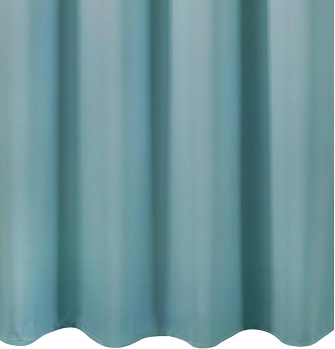 LEMOMO Stone Blue Thermal Blackout Curtains/52 x 45 Inch/Set of 2 Panels Room Darkening Curtains