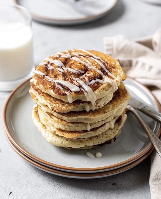 Mora Ceramic Plates Set, 7.8 in - Set of 6 - The Dessert, Salad, Appetizer, Small Dinner etc Plate. Microwave, Oven, and Dishwasher Safe, Scratch Resistant. Kitchen Porcelain Dish - Earl Grey