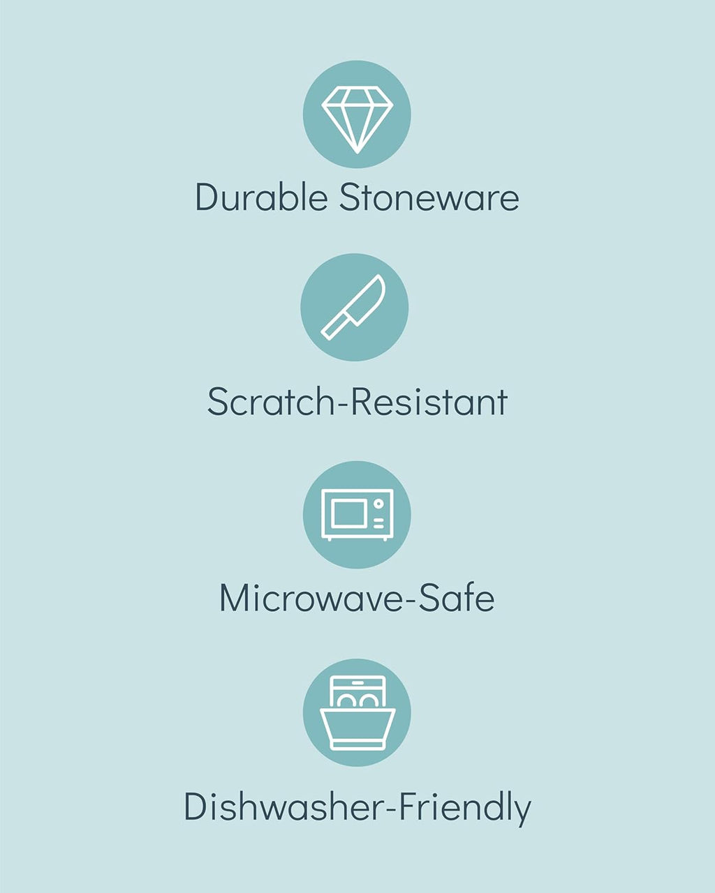 Stoneware breakfast & dessert plates set 2 pcs – Dark gray stylish cake plates – Dishwasher, microwave and scratch resistant – Small salad plates – Dinner service