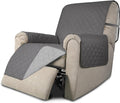Easy-Going Recliner Chair Slipcover Reversible Sofa Cover Water Resistant Couch Cover Furniture Protector with Elastic Straps for Pets Dog (Recliner 22 inch, Gray/Light Gray)