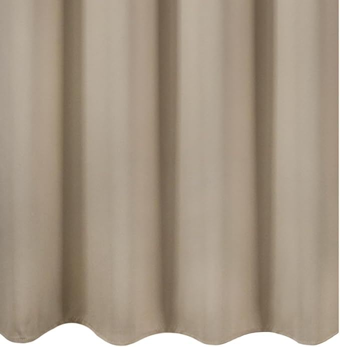 LEMOMO Blackout Curtains 52 x 84 inches Long Khaki Curtains Set of 2 Panels Thermal Insulated Room Darkening Curtains for Bedroom