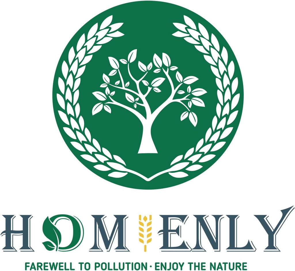 Homienly Dessert & Salad Set - Unbreakable Wheat Straw Plates, 8-10 inch, Reusable (Green Series)