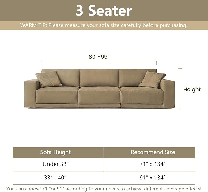 MYSKY HOME Boho Couch Cover Moss Green Sofa Covers with Tassel Farmhouse Sofa Slipcover Simple Couch Protector for Dogs Chenille Sectional Couch Covers L Shaped Couch Cushion Covers, 71"x 134"