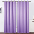 LEMOMO Blackout Curtains 66 x 84 inch/Lavender Curtains Set of 2 Panels/Thermal Insulated Room Darkening Bedroom Curtains
