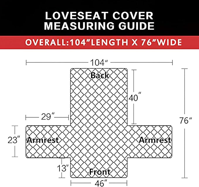 Easy-Going Reversible Loveseat Couch Cover for 2 Cushion Couch Sofa Cover for Dogs Water Resistant Furniture Protector with Foam Sticks Elastic Straps for Pet (Loveseat, Beige/Beige)