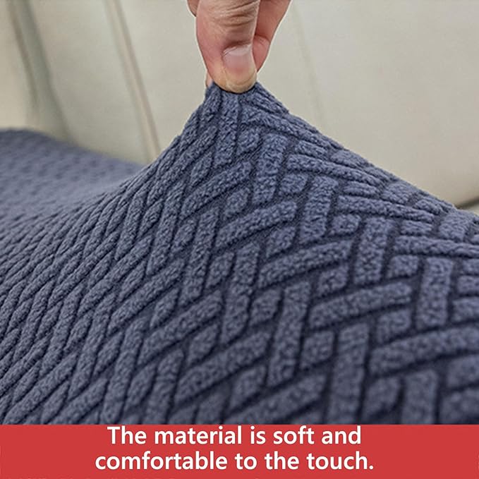 Soothing Home Sofa Covers, Sofa Hero Covers, Wear-Resistant Universal Couch Covers Washable Stretch Sectional Couch Cushion Covers (White,Arm Rest Covers 2pcs)