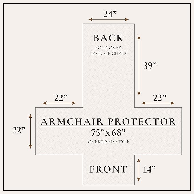 Great Bay Home Reversible Chair Cover - Washable Slipcover Furniture Protector with Elastic Straps - Perfect for Kids & Pets - Quilted & Stitched Detail (Wine/Light Gray)