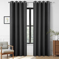 Joydeco Blackout Curtains 72 Inch Length 2 Panels Set, Thermal Insulated Long Drapes 2 Burg, Room Darkening Grommet Curtains for Living Room Bedroom Window