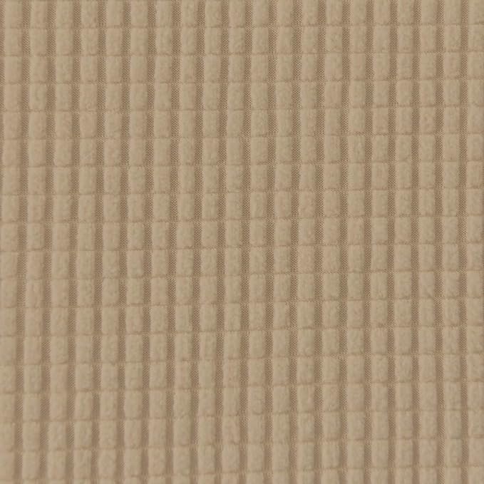 Easy-Going Stretch Sofa Slipcover 1-Piece Sofa Cover Furniture Protector Couch Soft with Elastic Bottom for Kids, Polyester Spandex Jacquard Fabric Small Checks (Sofa, Sand)