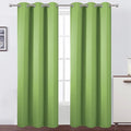 LEMOMO Light Green Thermal Blackout Curtains/38 x 84 Inch/Set of 2 Panels Room Darkening Curtains for Bedroom