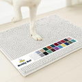 Muddy Mat® | Super Absorbent Door Mat Indoor, Microfiber Quick Dry Chenille Entryway Rug, Non-Slip Front Door Mat, Indoor Mats for Entryway, Machine Washable Pet Rug, White 24"x36"