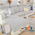 Soothing Home Sofa Covers, Sofa Hero Covers, Wear-Resistant Universal Couch Covers Washable Stretch Sectional Couch Cushion Covers (Light Grey,Headrest Cover)