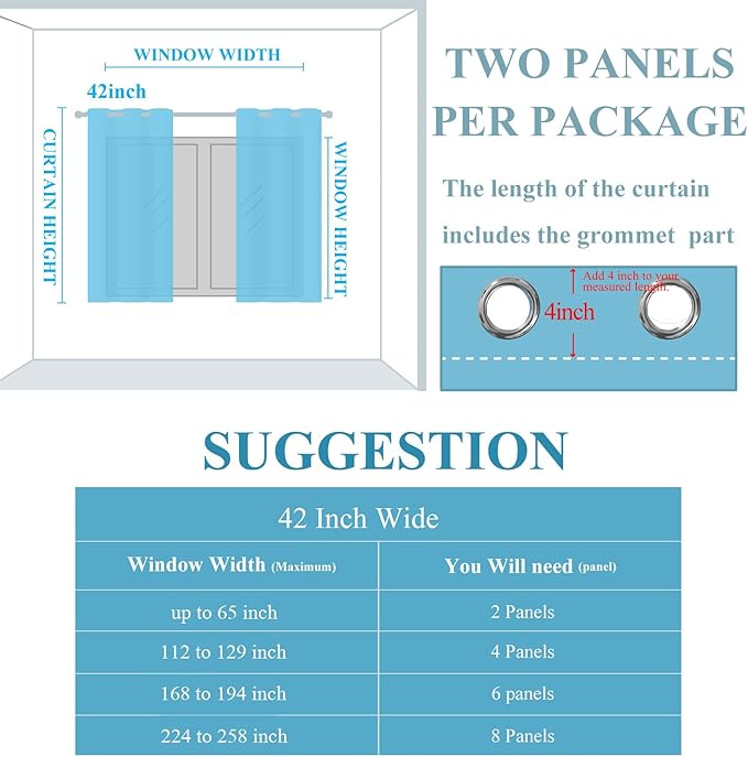 Estelar Textiler Yellow and Greyish White Gradient Room Darkening Blackout for Living Room, Thermal Insulated Ombre Light Blocking Grommet Blackout Drapes for Bedroom, 42Wx84L, 2 Panels
