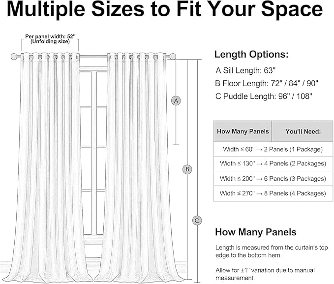 Topfinel Linen Blackout Curtain 90 Inches Long for Bedroom/Living Room Thermal Insulated Back Tab Linen Curtain Drapes Primitive Textured Burlap Effect Window Drapes 2 Panel, Heather Charcoal Gray