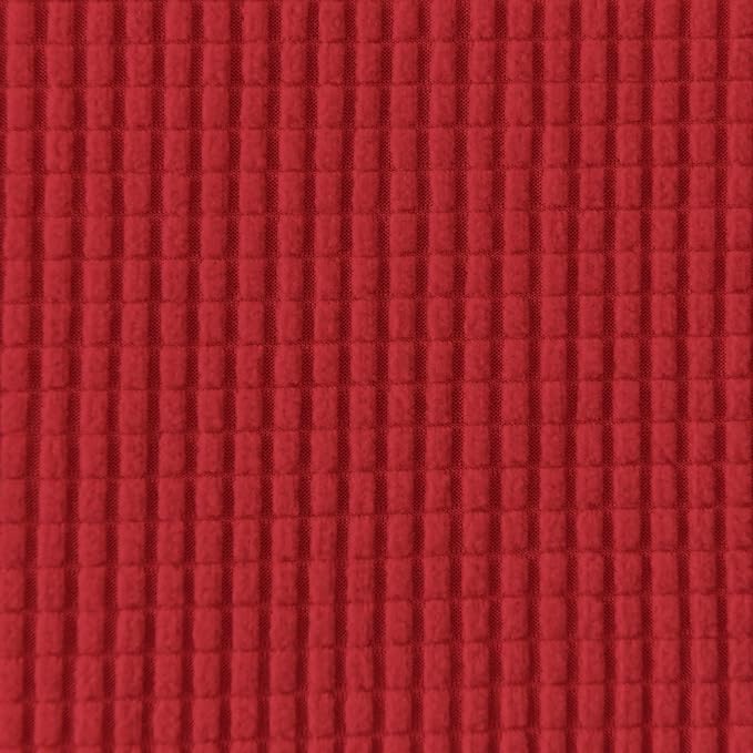Easy-Going Stretch Sofa Slipcover 1-Piece Sofa Cover Furniture Protector Couch Soft with Elastic Bottom for Kids, Polyester Spandex Jacquard Fabric Small Checks (Sofa, Christmas Red)