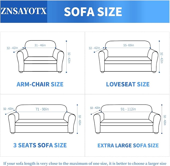 ZNSAYOTX 1 Piece Jacquard Couch Covers for 3 Cushion Couch Living Room High Stretch Sofa Cover Pets Dogs Friendly Anti Slip Thickened Slipcovers Furniture Protector (Large, New Pattern Silver Grey)