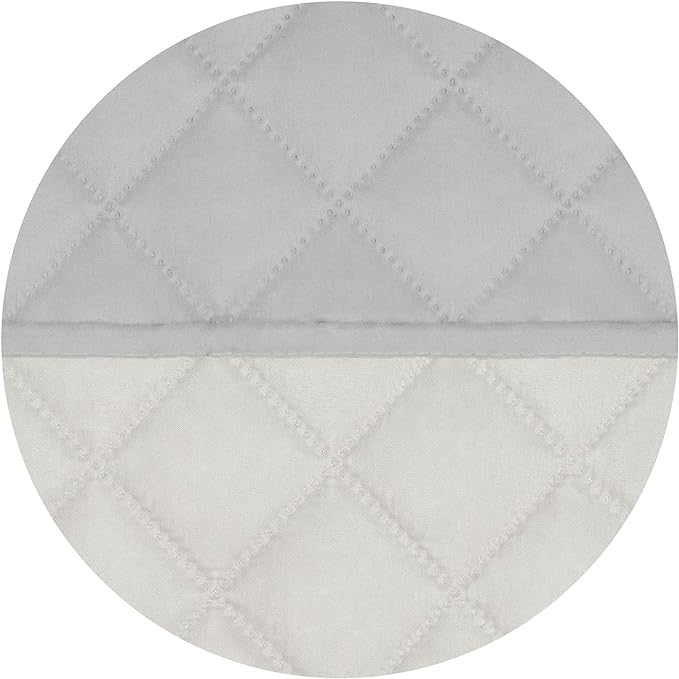 PureFit Reversible Quilted Sofa Cover, Water Resistant Slipcover Furniture Protector, Washable Couch Cover with Non Slip and Elastic Straps for Kids, Dogs, Pets (Small Recliner, Light Gray/Ivory)