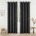 Joydeco 84Inch Blackout Curtains for Bedroom, Black Out Curtains 84 inch Long, Thermal Insulated Long Drapes 2 Panels Set, Room Darkening Grommet Grey Curtains for Living Room, Cortinas para Sala