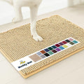 Muddy Mat® | Super Absorbent Door Mat Indoor, Microfiber Quick Dry Chenille Entryway Rug, Non-Slip Front Door Mat, Indoor Mats for Entryway, Machine Washable Pet Rug, Beige 24"x36"