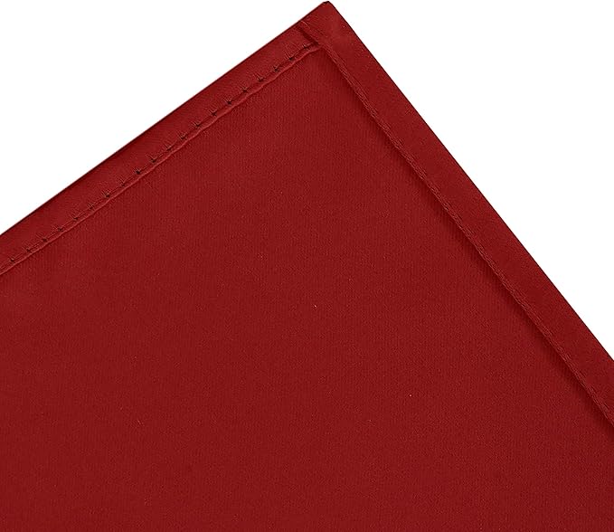 LEMOMO Red Thermal Blackout Curtains/38 x 84 Inch/Set of 2 Panels Room Darkening Curtains for Bedroom