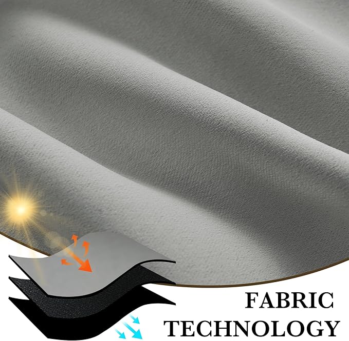 RYB HOME 100% Blackout Short Curtains for Small Window, Thermal Insulated Total Room Darkening Noise Reducing Curtains for Basement Bathroom RV Cars, 29 inches Wide by 24 inches Long, Sliver Grey