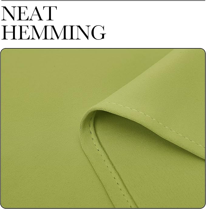 NICETOWN Green Blackout Draperies Curtains - Thermal Insulated Home Decoration Blackout Drapes for Kid's Room (1 Pair, 42 x 63 Inch, Fresh Green)