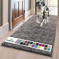 Muddy Mat® | Super Absorbent Door Mat Indoor, Microfiber Quick Dry Chenille Entryway Rug, Non-Slip Front Door Mat, Indoor Mats for Entryway, Machine Washable Pet Rug, Charcoal 36" x 120"