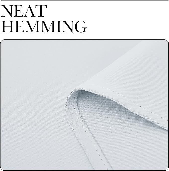 NICETOWN Window Treatment Thermal Insulated Grommet Room Darkening Curtains Drapes for Bedroom(2 Panels,42 by 63,Platinum-Greyish White)