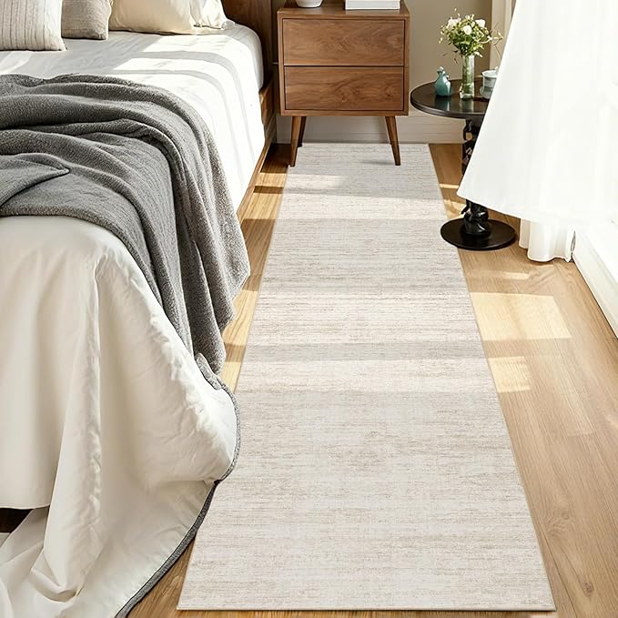 2x5 Washable Runner Rugs，Modern Abstract Rug Runner,Ultra-Thin Kitchen Runner Rug Non-Slip Backing Entryway Runners,Bathroom Carpet for Hallways,Bedroom，Laundry Room