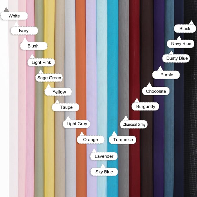 Lecloud Light Pink Sheer Curtains 54 Inch Length 2 Panels, Voile Airy Drapes for Bedroom Windows, Light Filtering Elegant Tulle Curtains Dual Rod Pocket, Each Panel 42 X 54 Inch