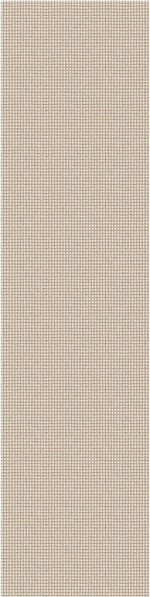 KOZYFLY Long Runners for Hallways 2x12 ft Washable Kitchen Runner Non Slip Rubber Backed Hallway Rugs Cotton Entryway Runner Rug Floor Carpet for Indoor Hall, Backdoor, Kitchen, Ivory/Khaki