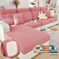 Soothing Home Sofa Covers, Sofa Hero Covers, Wear-Resistant Universal Couch Covers Washable Stretch Sectional Couch Cushion Covers (Pink,Pillow Cover)