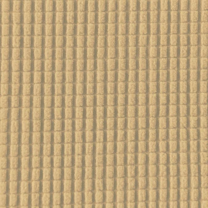 Easy-Going Stretch 4 Seater Sofa Slipcover 1-Piece Sofa Cover Furniture Protector Couch Soft with Elastic Bottom for Kids, Polyester Spandex Jacquard Fabric Small Checks Beige