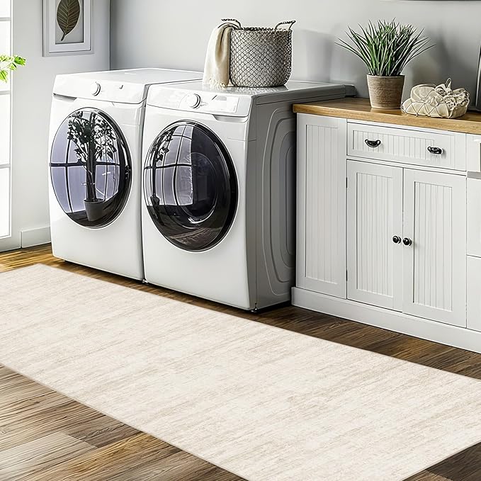 Hallway Runner Rug 3x6 - Washable Kitchen Rugs Non Slip，Stain Resistant Entryway Rug Runner Abstract Soft Runners for Hallways，Dining Living Room Bedroom