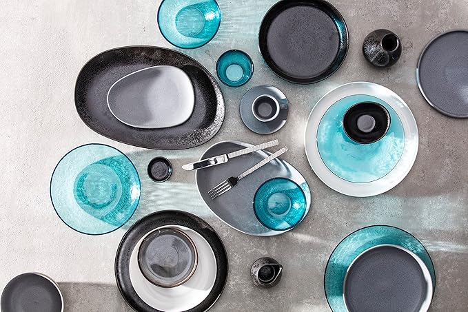 Fortessa Los Cabos Glass Dinnerware Collection, Coupe Entrée Bowl (Set of 4), 8.6 Inch/25oz, Pink