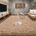 Tepook Area Rugs 9x12 for Living Room, Super Soft Fluffy Rugs for Bedroom, Modern Shaggy Rug Fuzzy Carpets for Kids, Plush Indoor Nursery Home Decor Rug with Non-Slip Bottom, Beige
