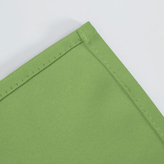 LEMOMO Light Green Thermal Blackout Curtains/52 x 54 Inch/Set of 2 Panels Room Darkening Curtains for Bedroom
